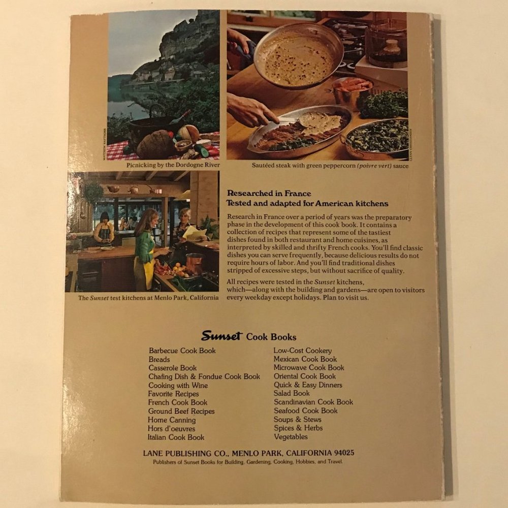VINTAGE Sunset French Cook Book - Picture 5 of 5